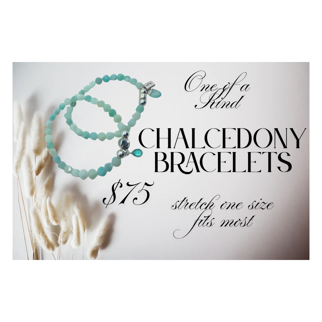 Chalcedony Stretch Bracelet