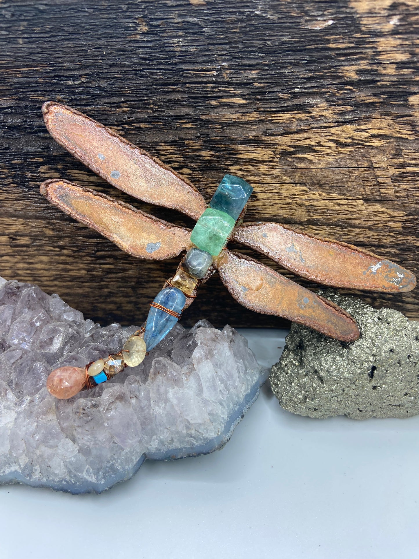 Gemstone Dragonfly Magnet
