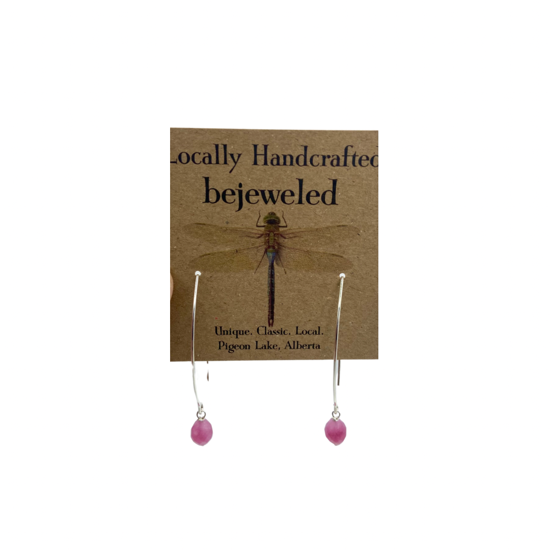 Pink Tourmaline Earrings