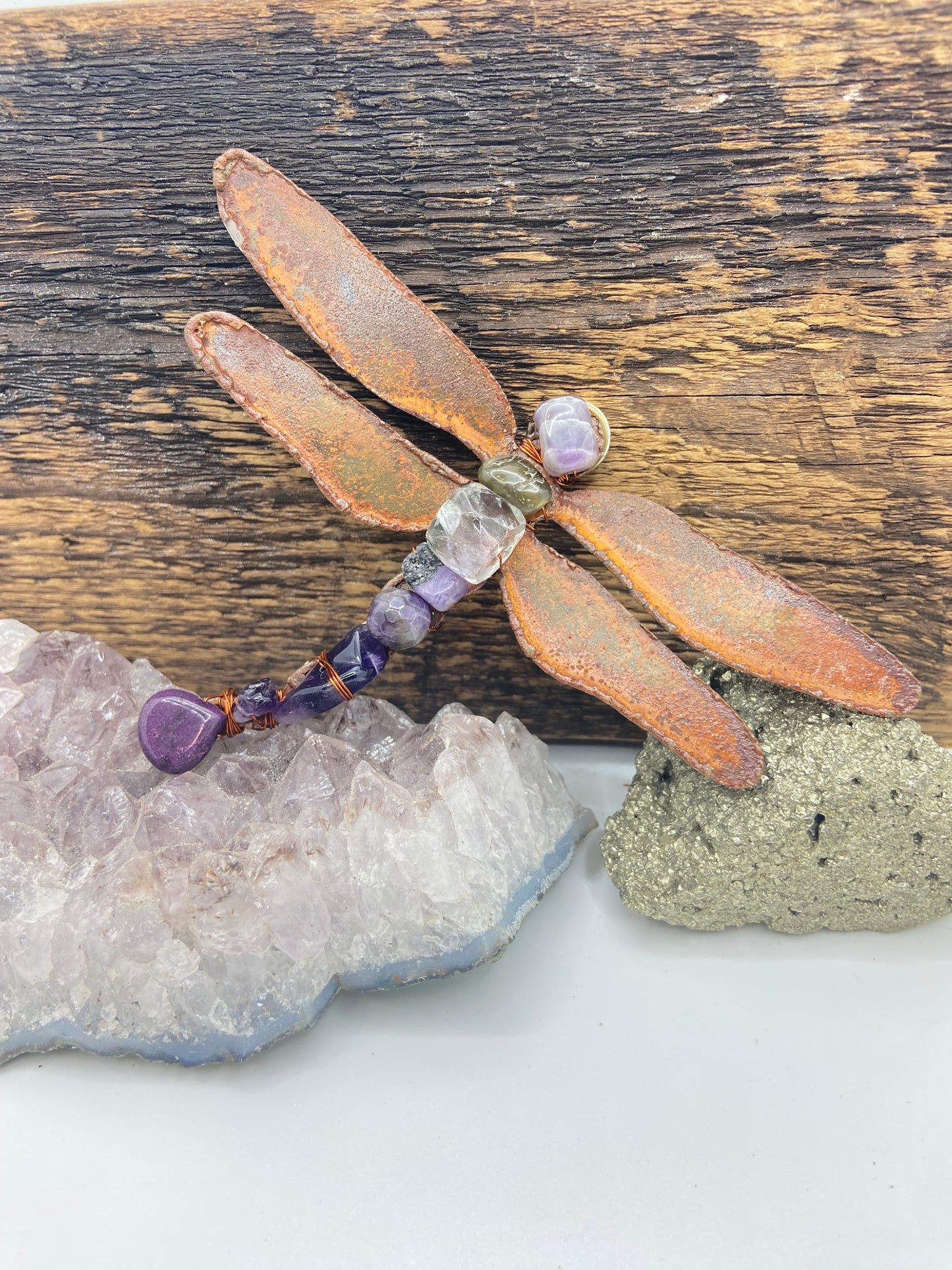 Gemstone Dragonfly Magnet