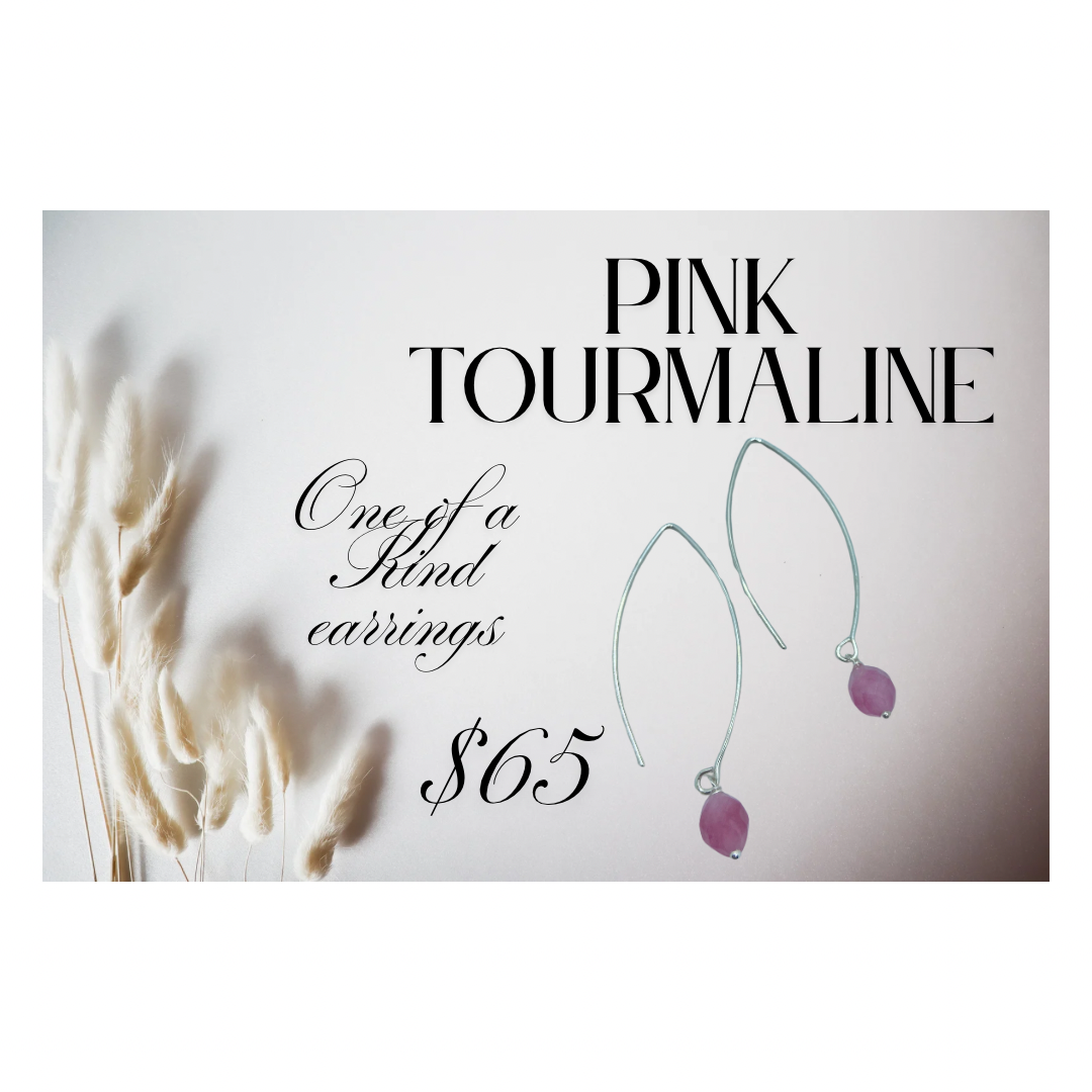 Pink Tourmaline Earrings