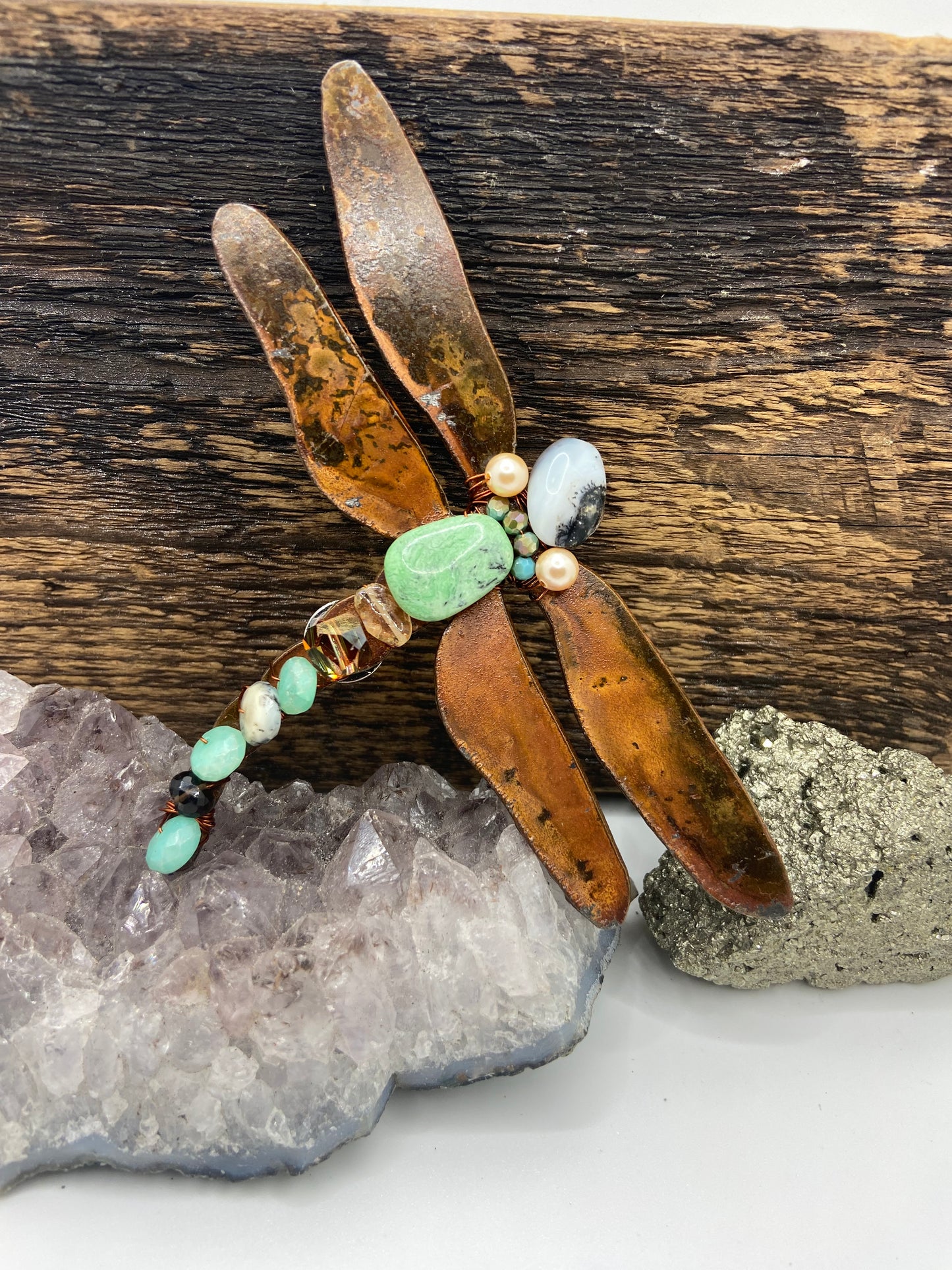Gemstone Dragonfly Magnet