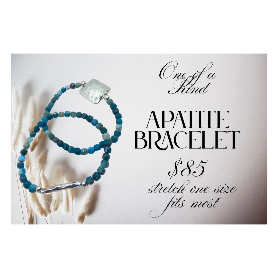 Apatite Stone Stretch Bracelet