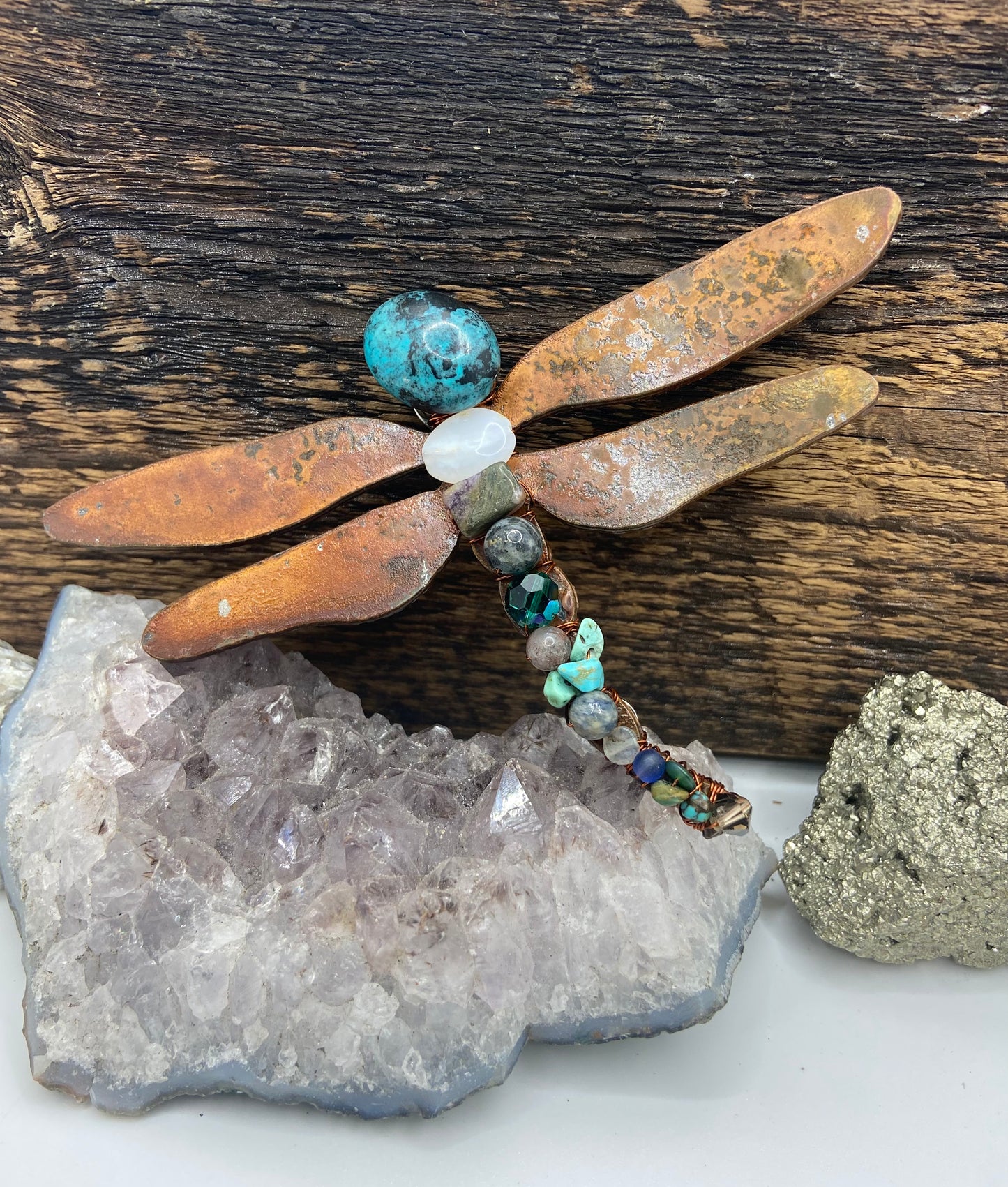 Gemstone Dragonfly Magnet