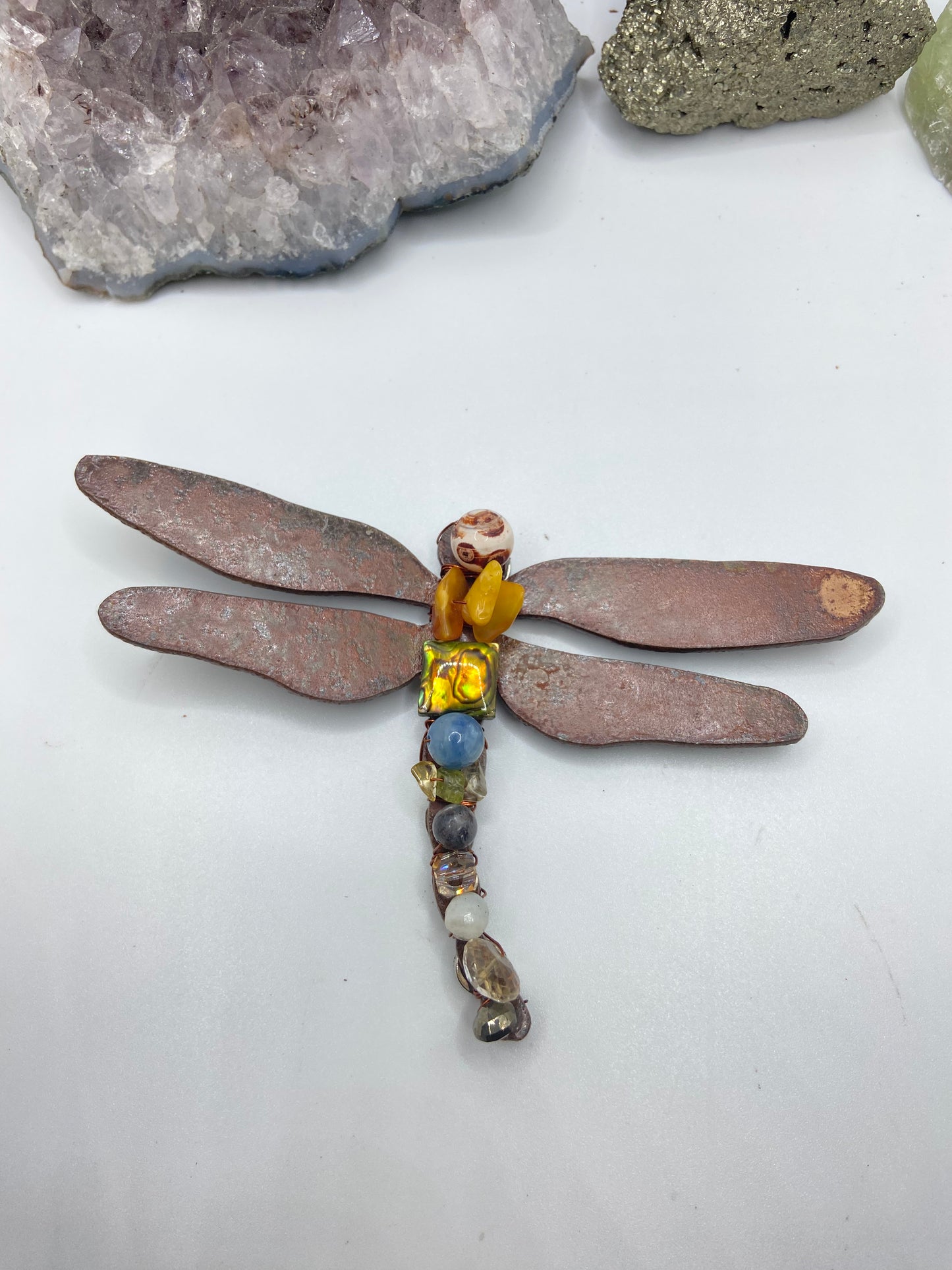Gemstone Dragonfly Magnet