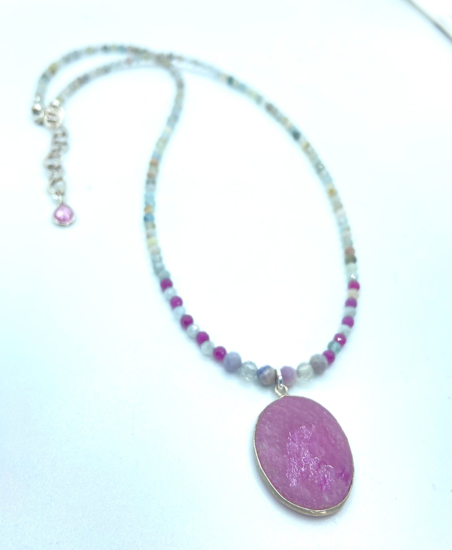 Ruby & Moonstone necklace