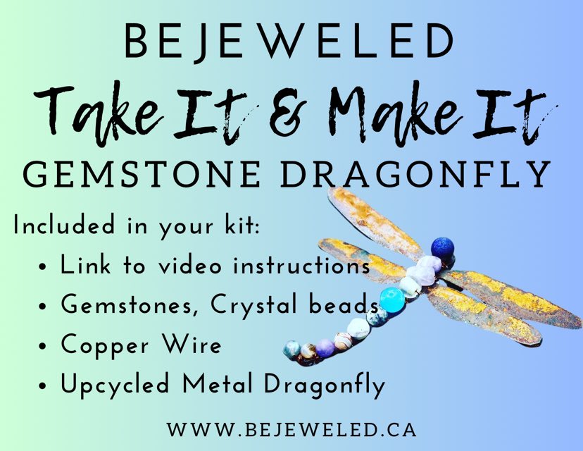 Take it & Make it Gemstone Dragonfly Kit
