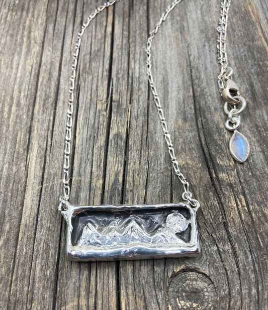 Night in the Mountains Pendant Necklace