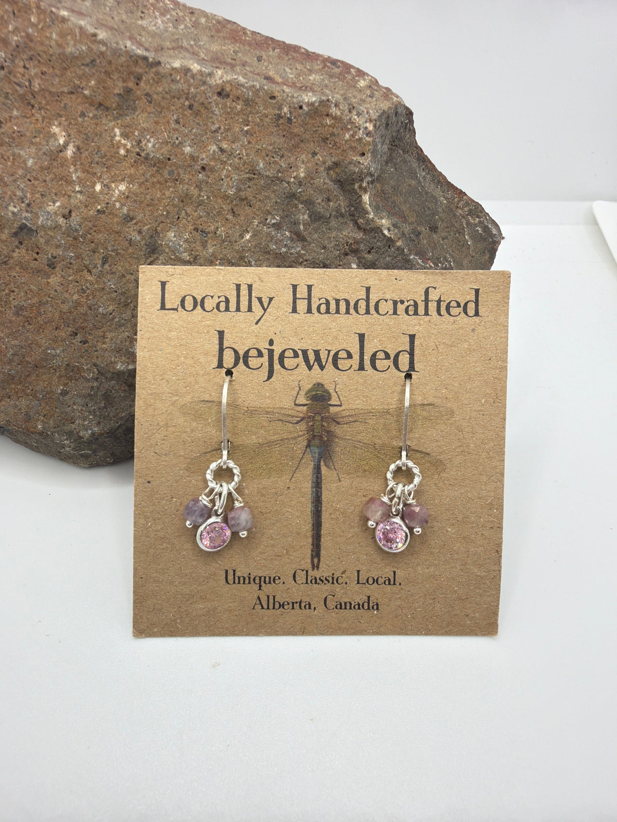 Tourmaline & Cubic Zirconia Drop Earrings