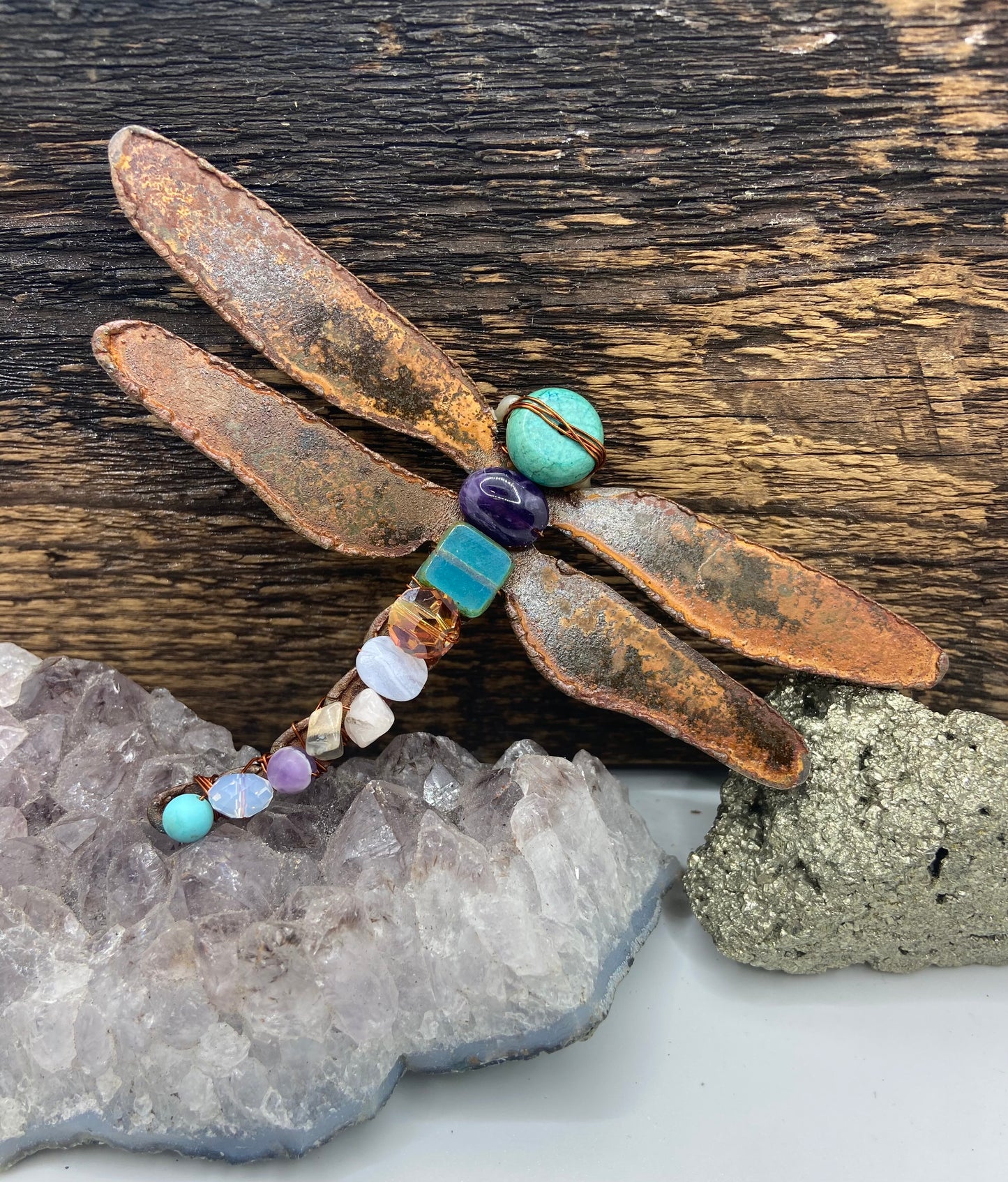 Gemstone Dragonfly Magnet
