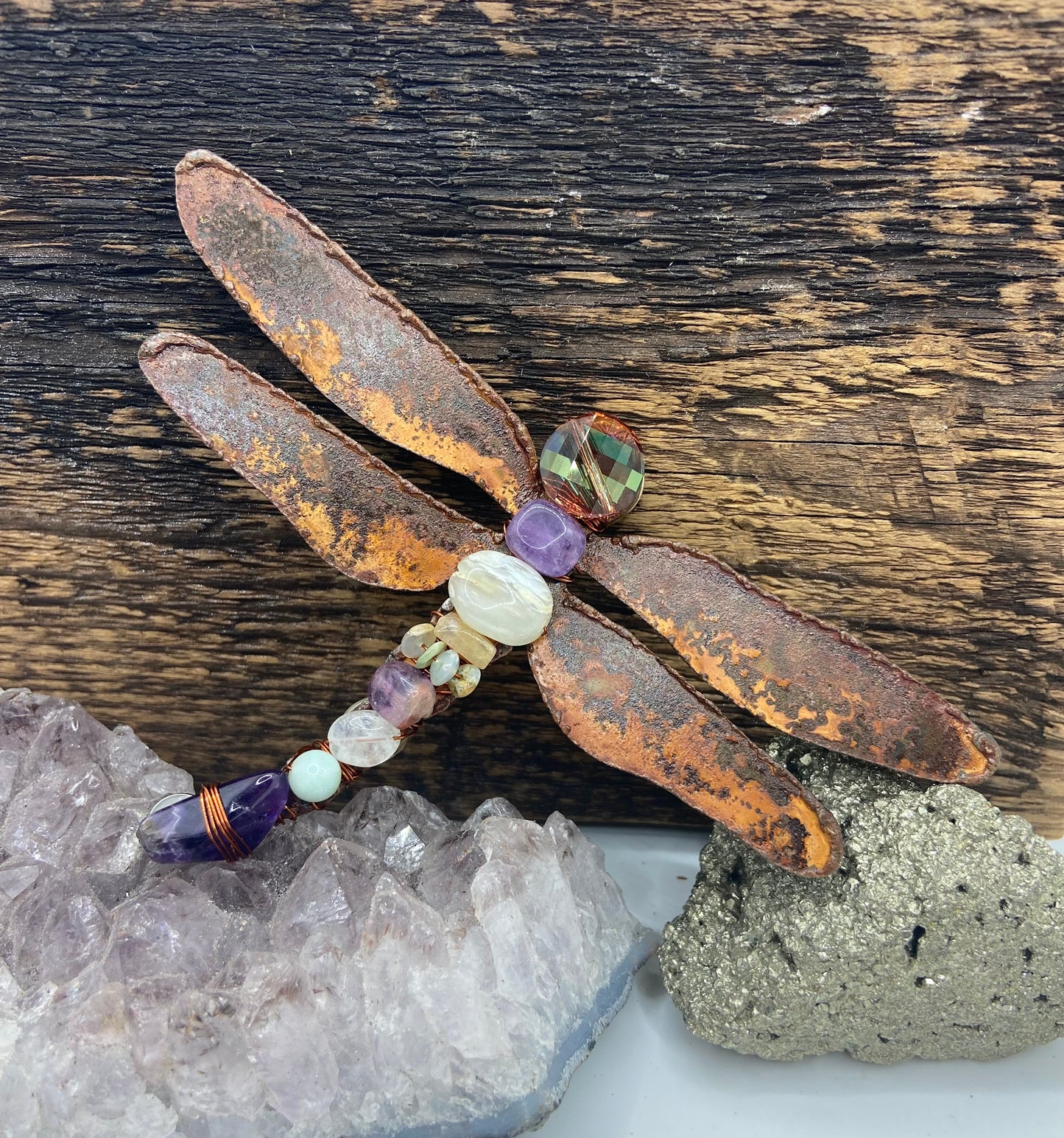 Gemstone Dragonfly Magnet